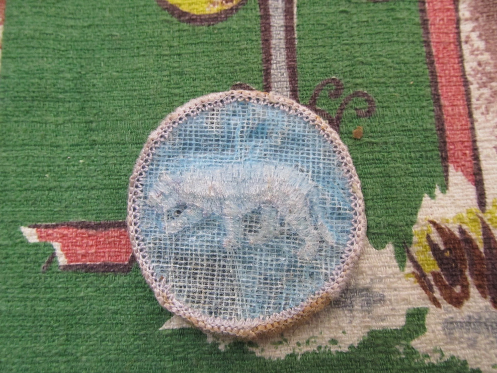 Vintage Polar bear embroidered patch