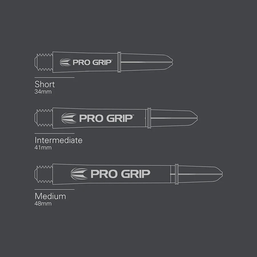 AQUA SHORT TARGET PRO GRIP DART SHAFTS