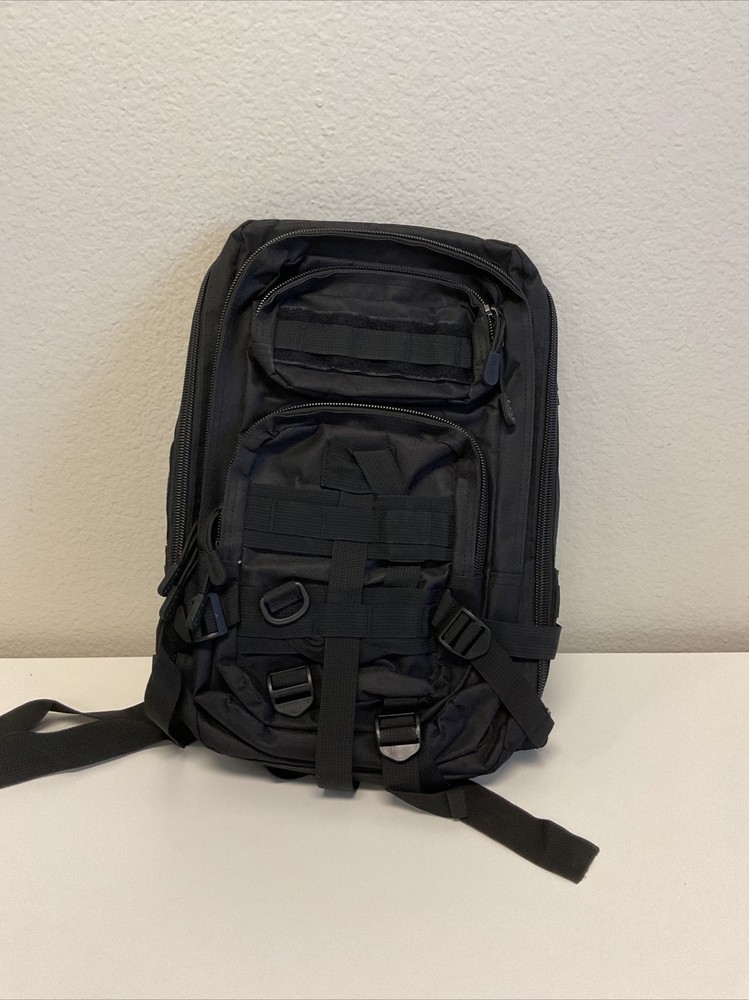 EVATAC Assault Go Bag Tactical Backpack - Black