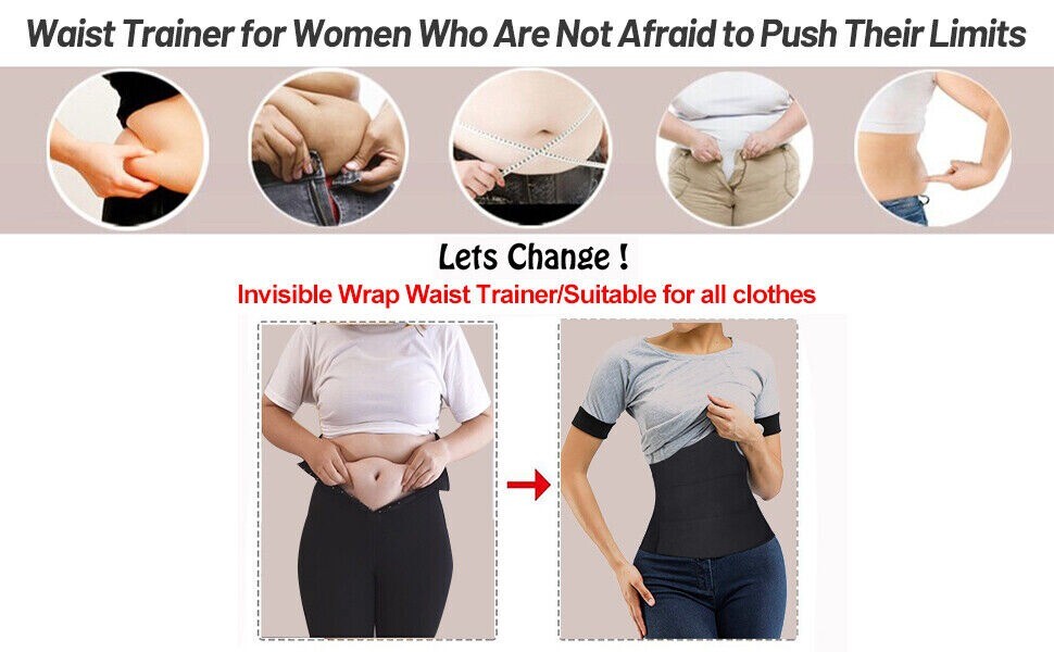 Elastic Waist Trainer Belt Bandage Waist Trainer For Women Fat Wrap Waist Traine