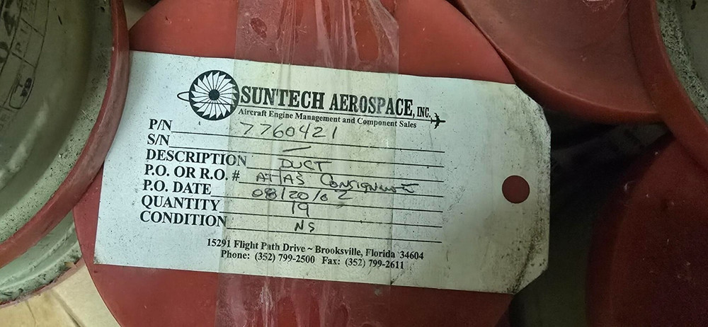 SUNTECH AEROSPACE DUCT 7760421
