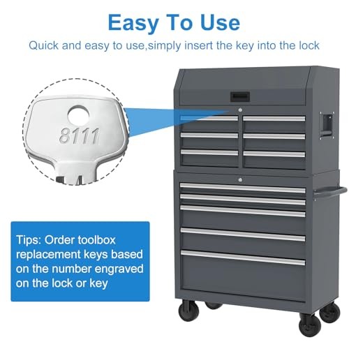 Craftsman Toolbox Replacement Keys, Secure Locking for Tool Chests