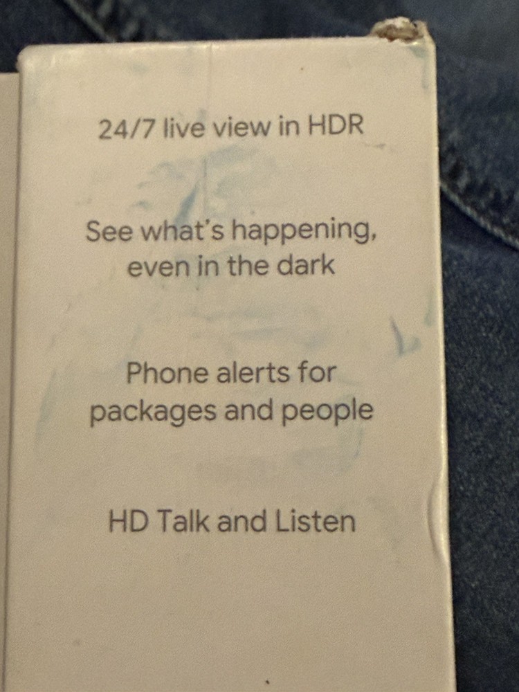 Google Nest Doorbell Battery Version