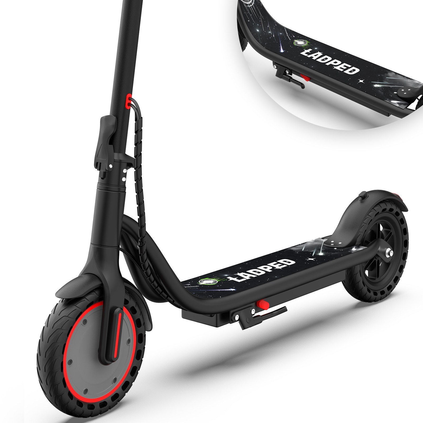 350W Electric Scooter for Adults, Up to 19 MPH, Folding E-Scooter, APP control