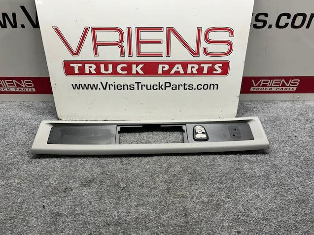 KENWORTH S60-1663-100661 TRIM-HEADER BEZEL, LT GRAY