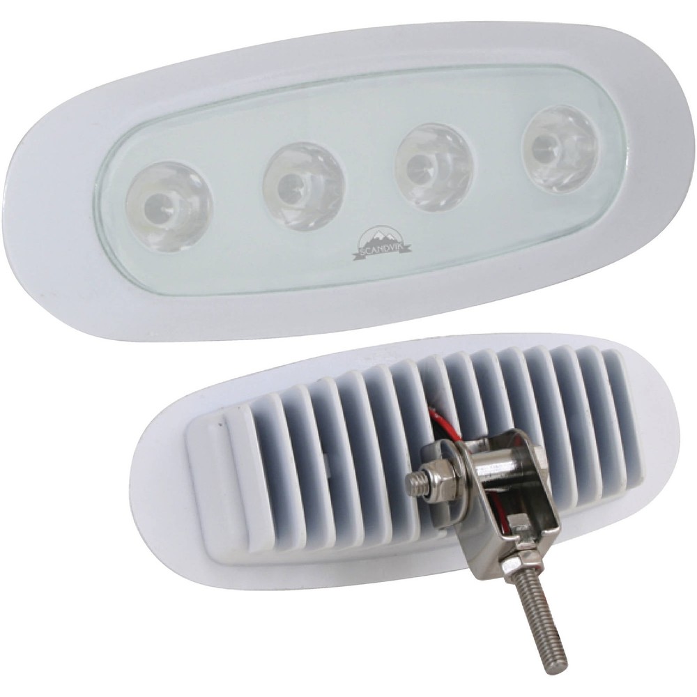 Scandvik 41343P Flush Mount Spreader Light - 10-30v - White