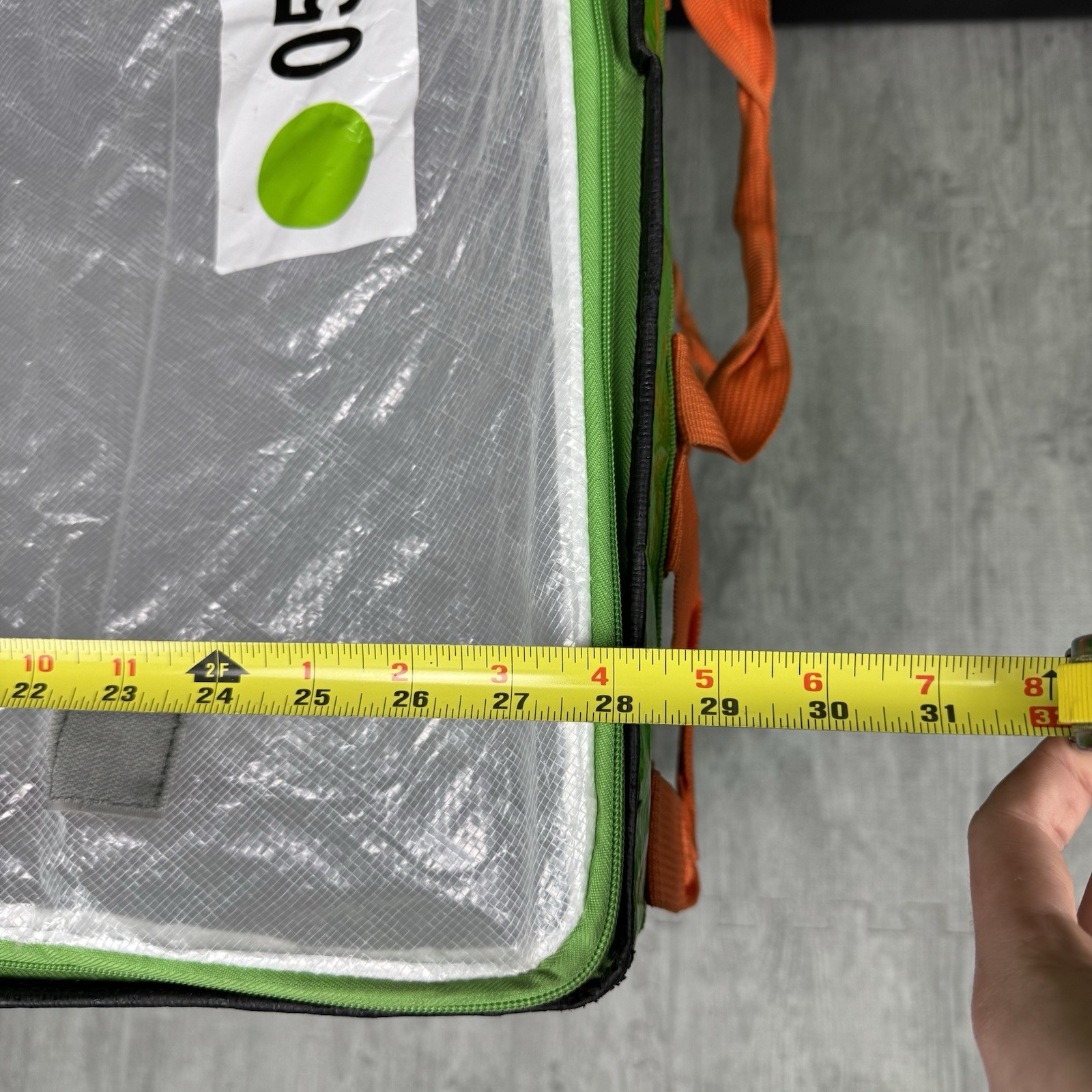 LOT OF 4 PREMIUM AMAZON COURIER DELIVERY CURRENT STYLE TOTE BAGS 28x24x20 YELLOW