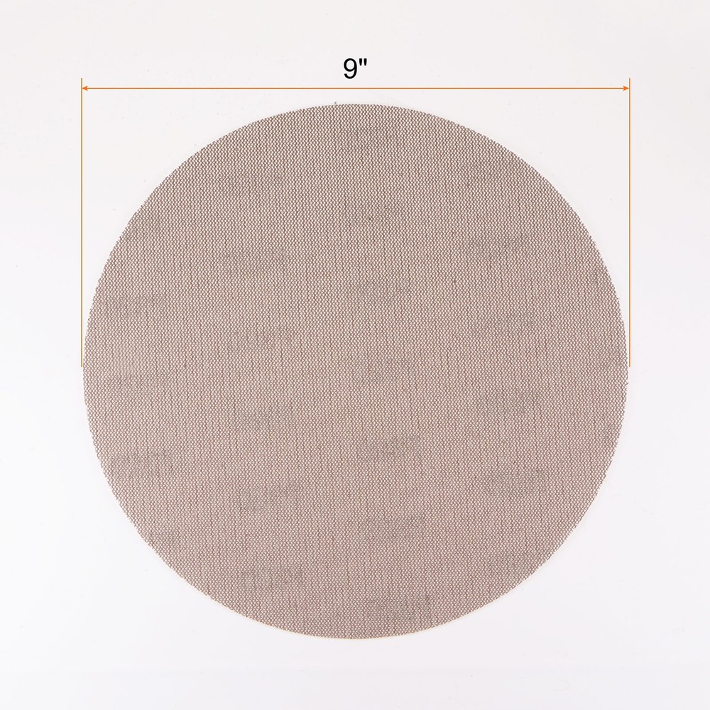 15pcs 320 Grits Mesh Sanding Discs 9 Inch Hook and Loop Sanding Net