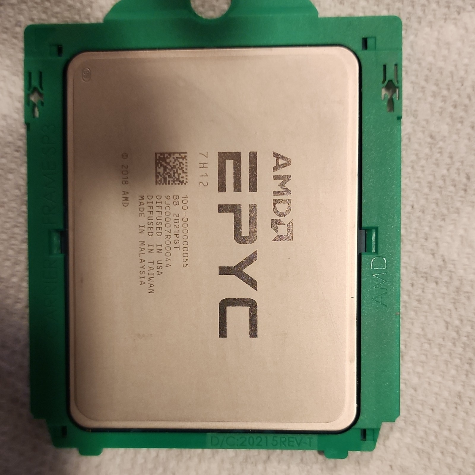 [Lot of 2] AMD EPYC 7H12 Server CPU- Dell Locked