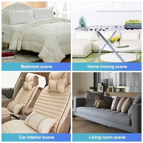 CoguZed 4 Pack Adjustable Bed Sheet Clips, Heavy Duty Triangle Sheet