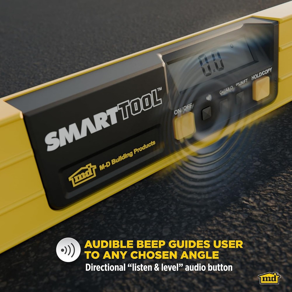 48 in Digital Level Angle Slope Measuring Smart Tool w Sensor Technology & Case