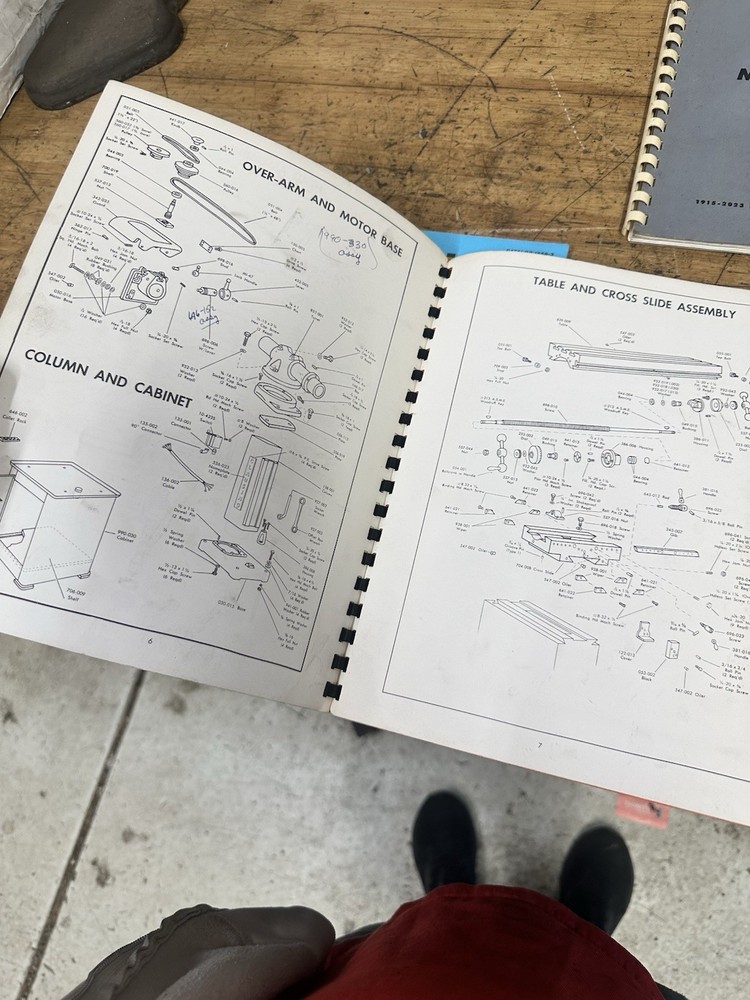 Clausing Milling Machine Manuals And Catalogs 8520 8540