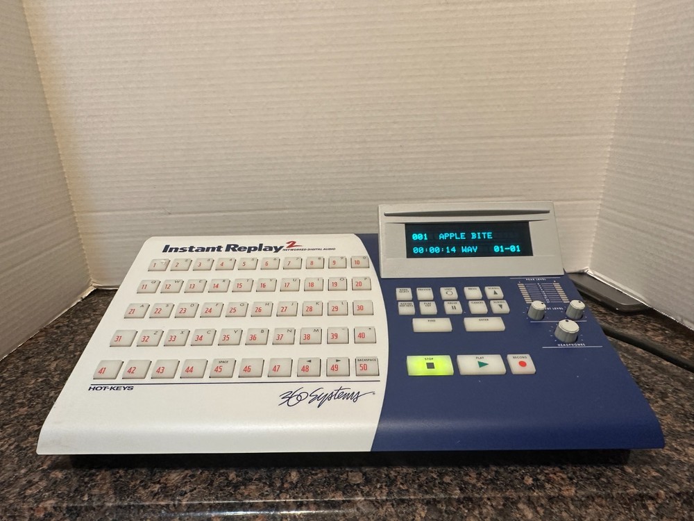 360 Systems Instant Replay 2.DR-600. Networking Digital Audio Clip Player