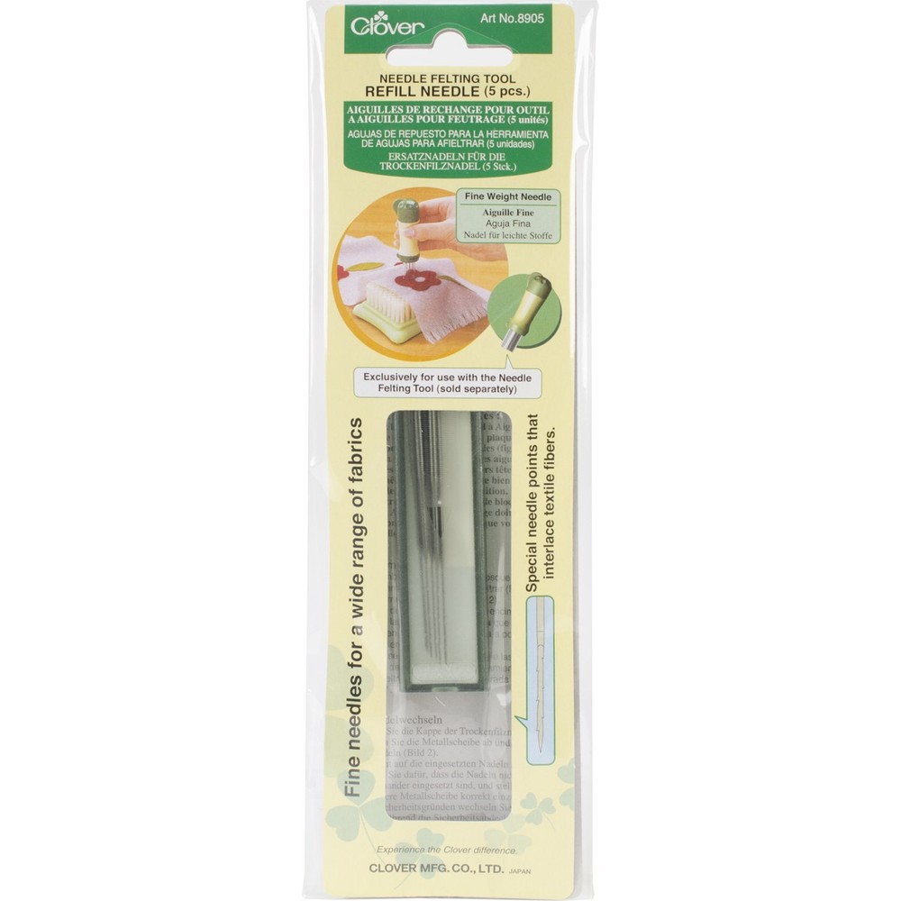 Felting Needle Tool Refill Fine Weight 5/Pkg