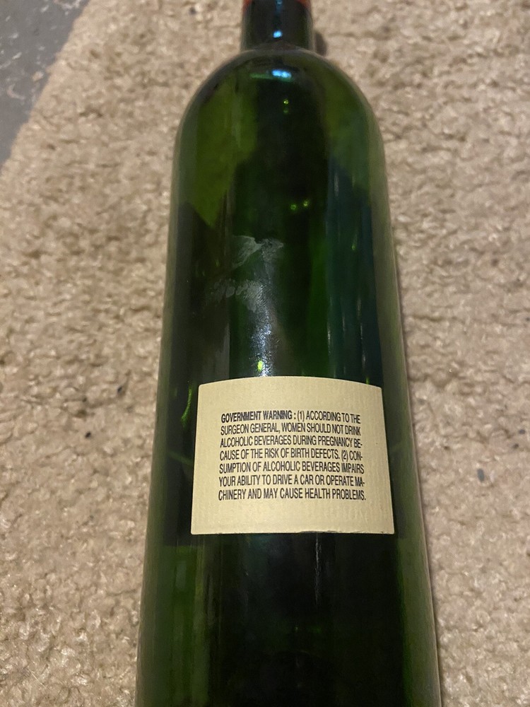 2000 Chateau Figeac St Emilion (empty) Bordeaux Bottle
