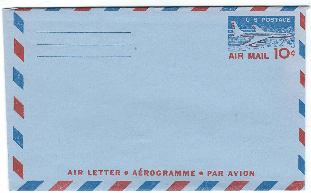 Plane...10 Cent Aerogramme