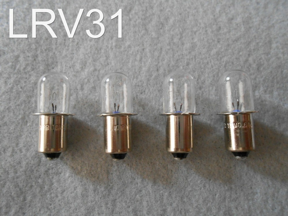 (4) MILWAUKEE 18 v VOLT Flashlight Replacement Xenon Bulb / Replace 49-81-0030