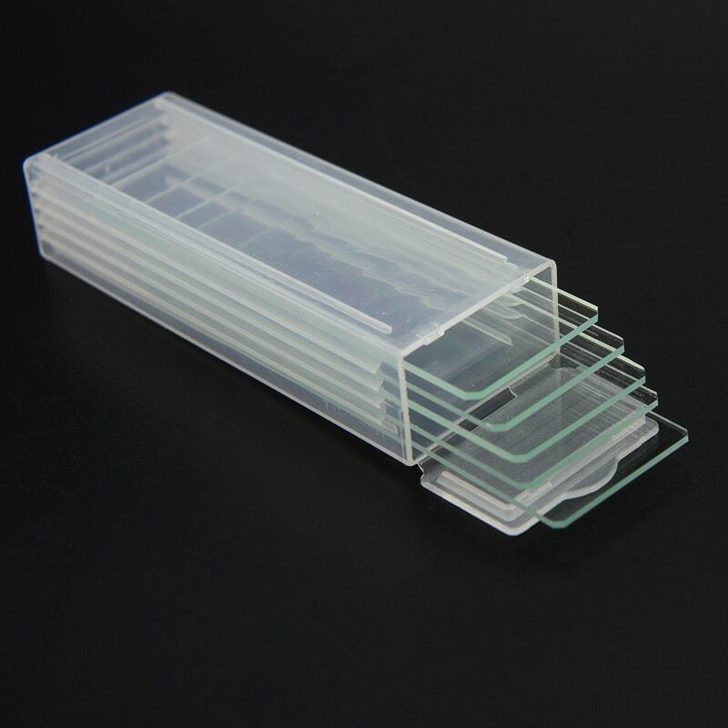 Reusable Laboratorial Single Concave Liquid Blank Microscope Glass Slides 5pcs
