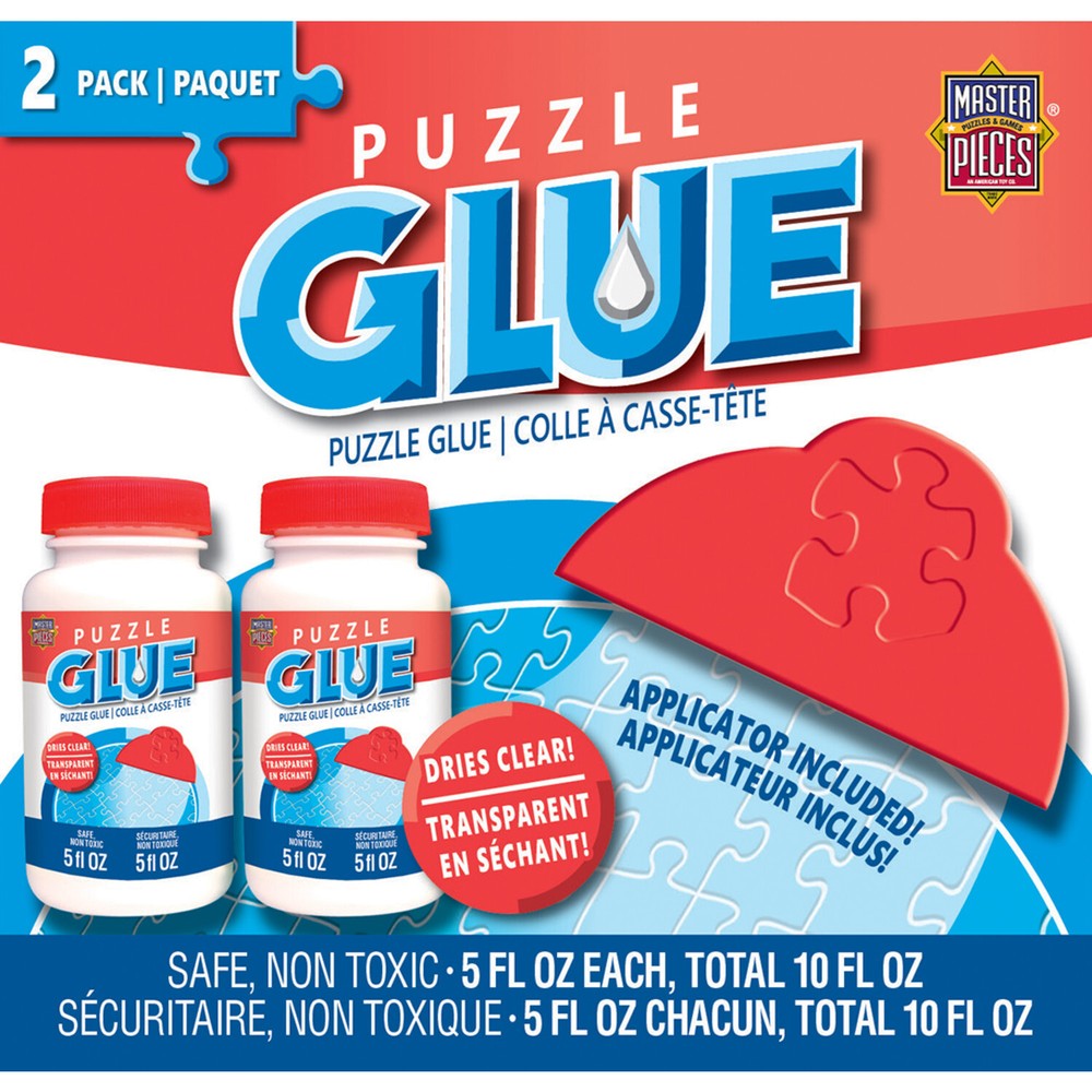 MasterPieces - Jigsaw Puzzle Glue 2-Pack with Applicator