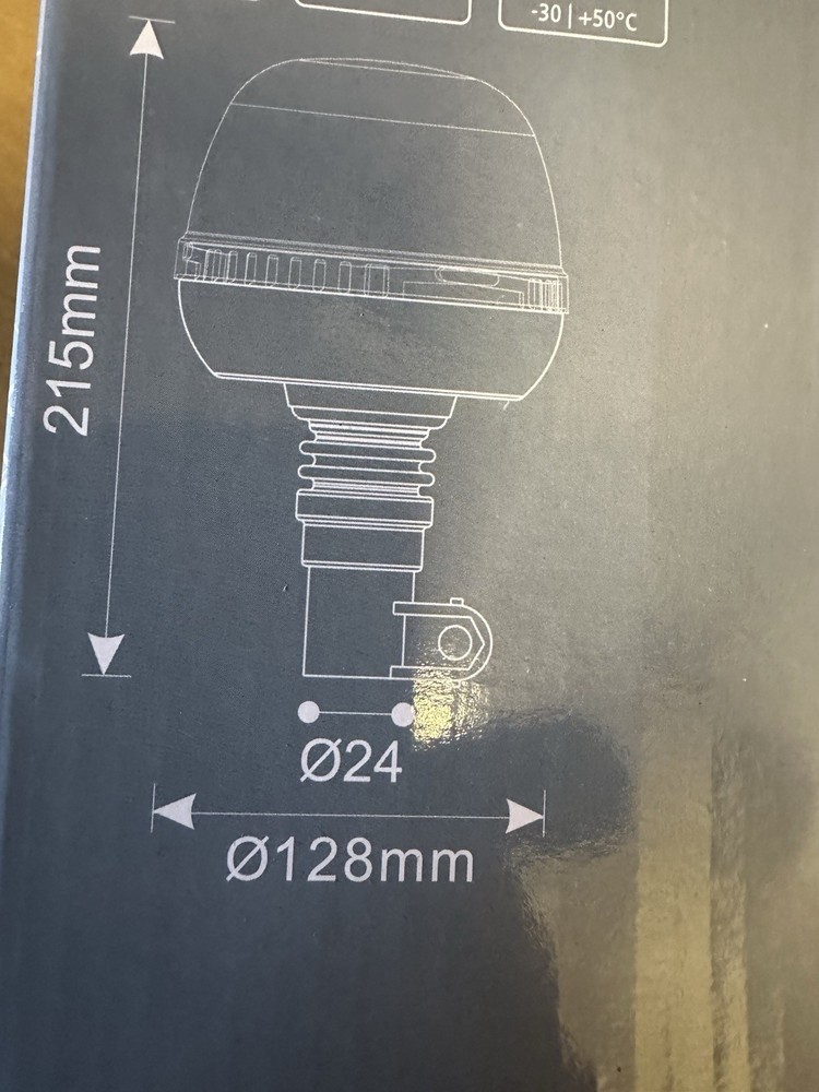 Granit 7070010410 LED Rotating Beacon Light