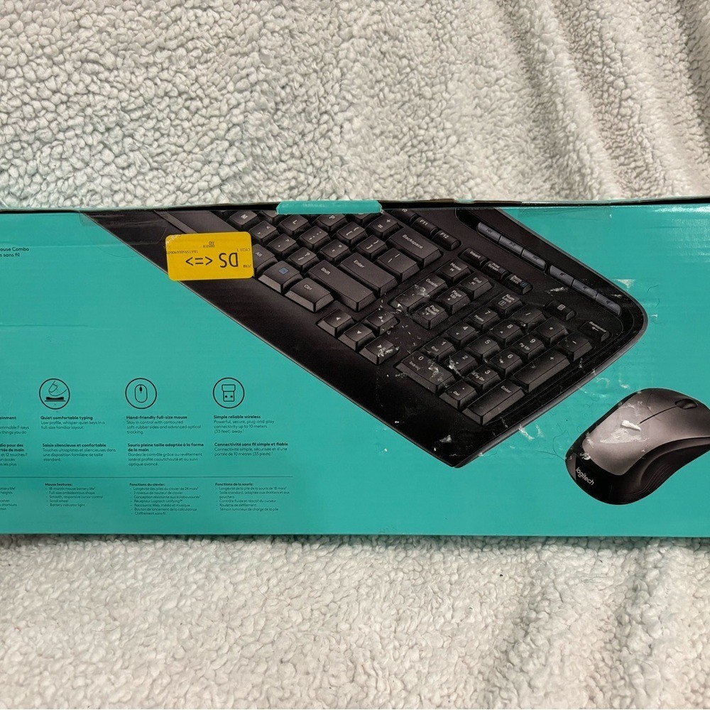Logitech MK335 Wireless Keyboard and Mouse Combo - Black/Silver