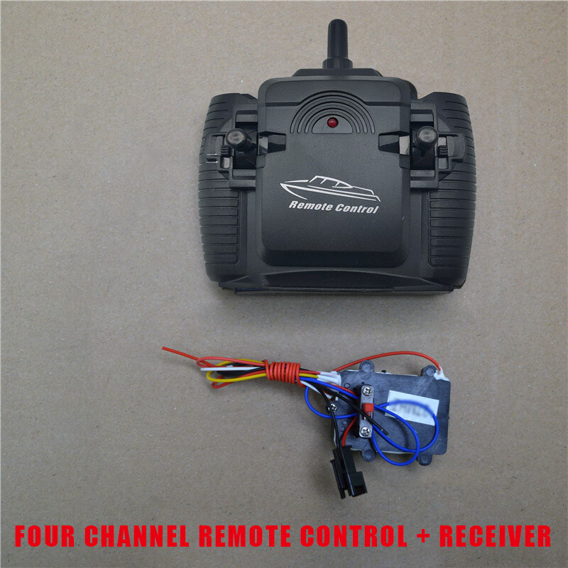 For RC Model Boat Kits Shaft+Bushing+Motor+Propeller+Controller+Receiver Kit DIY