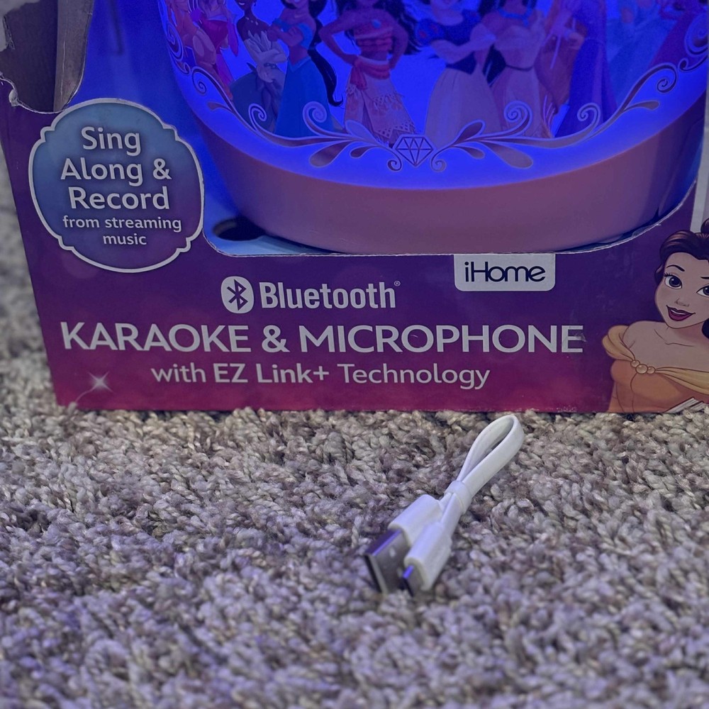 Disney Princess EZ Link plus Bluetooth Karaoke *MISSING WIRELESS MICROPHONE*