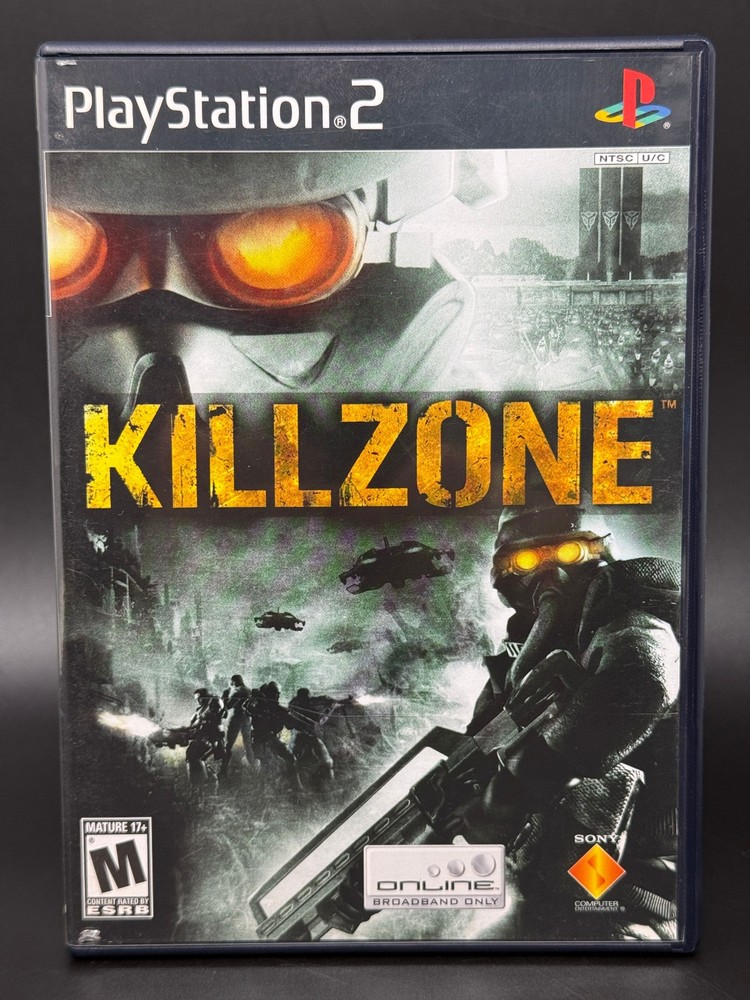 Killzone (Sony PlayStation 2 PS2) *CASE & MANUAL ONLY - BLACK LABEL*