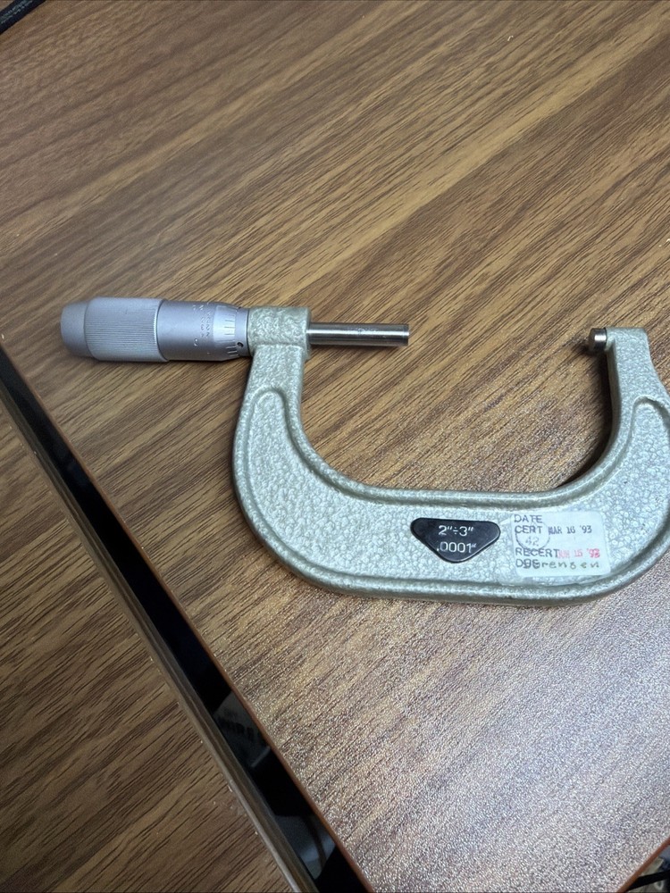 2-3” outside micrometer .0001” vis