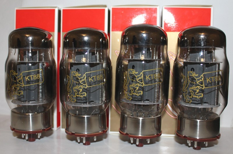 Matched Quad Genalex Gold Lion KT88 tubes, BRAND NEW in Box !