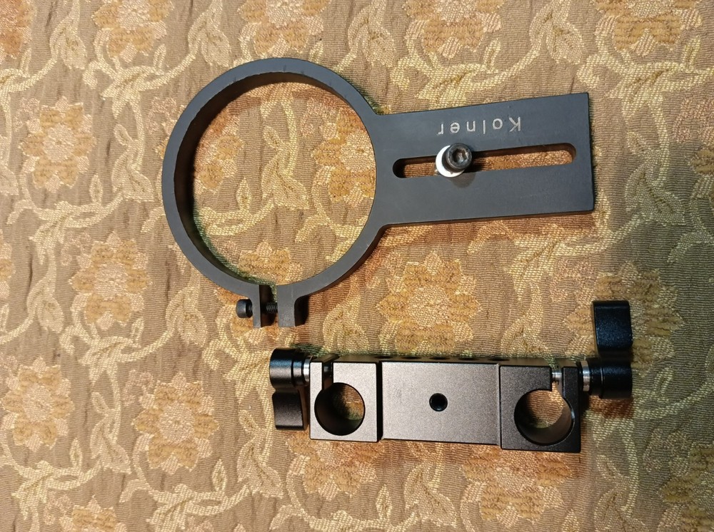 Support for anamorphic attachments 70.6mm with clamp15-60