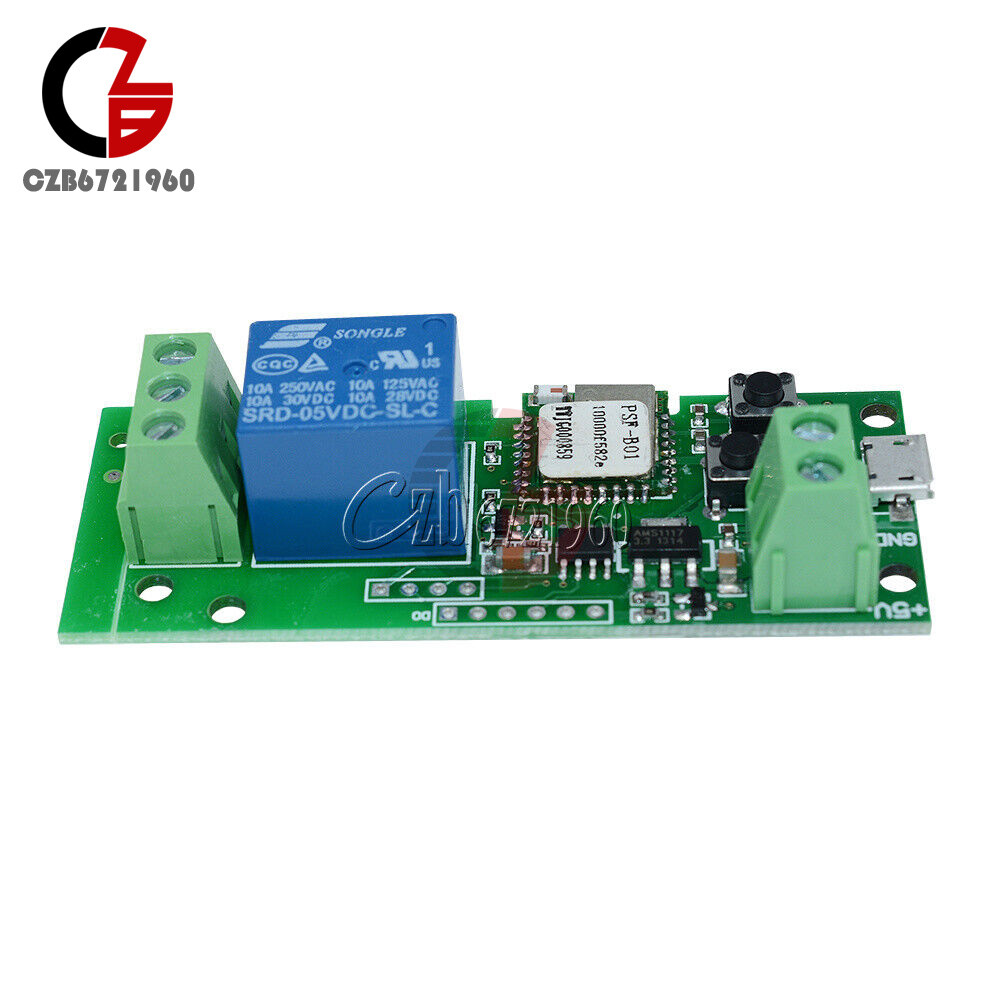 WiFi Wireless Smart Switch Relay Module 5V for Home Apple Android APP