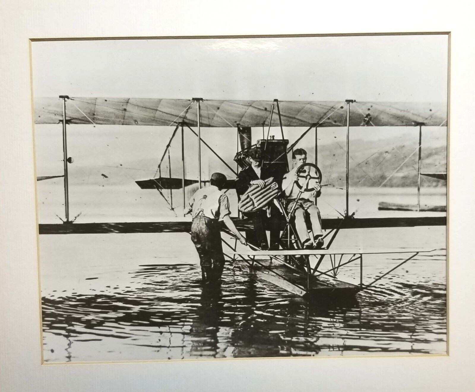 A-1 TRIAD Photograph Naval Aviation 75th Anniversary USN Lt Ellyson 8x10 Photo