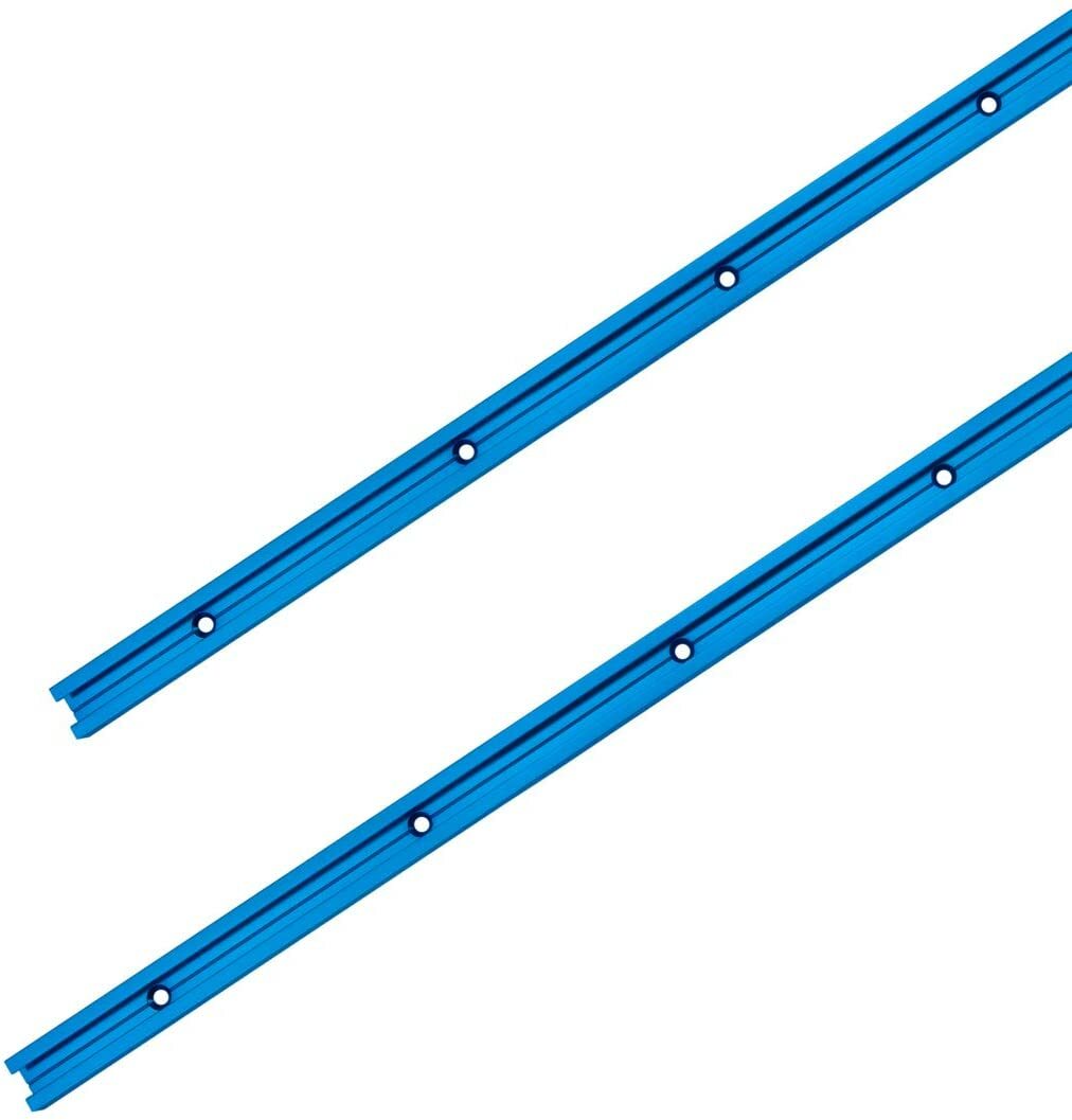 2pcs Double-Cut Profile Universal 48" T-Track Pre-drilled Mounting Holes (71158)