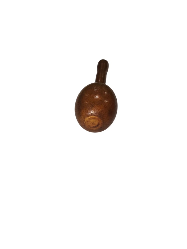 Antique Primitive Wood Handle Darning Egg
