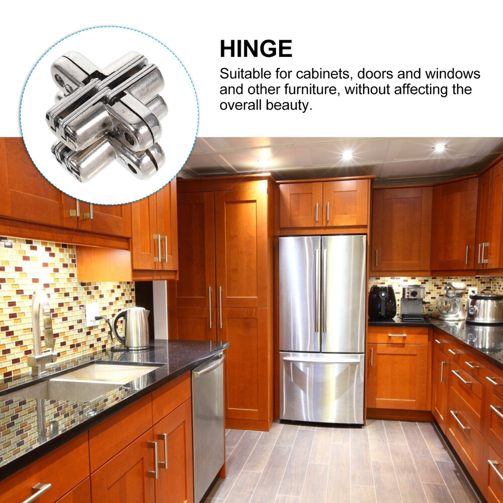 2PCS Cabinet Hinge Replacement Barn Door Hinge Zinc Hinge Garage Door Hinge