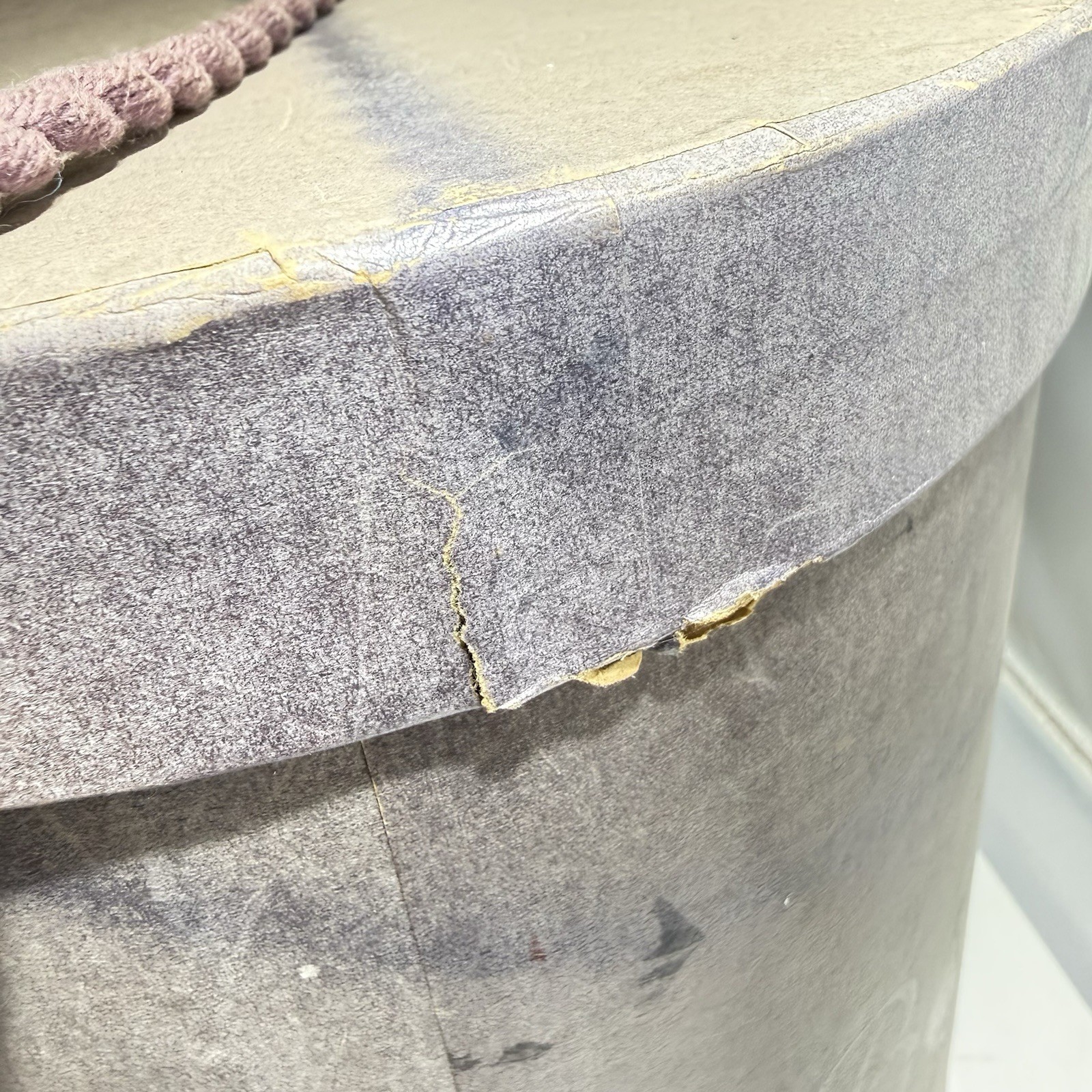 BES-BEN 1940s LOT Hat Original Box White Beaded Bows Job Lot for repair Vintage