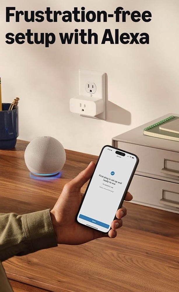 Amazon Smart Plug Works with Alexa Simple setup endless possibilities