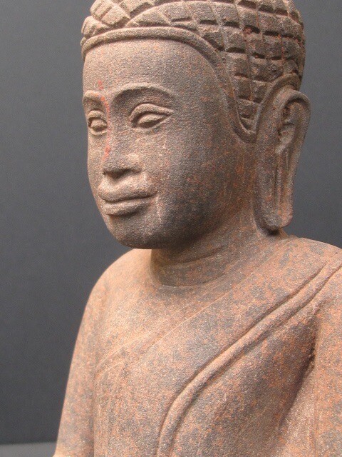 Khmer Buddha In Stone, Cambodia