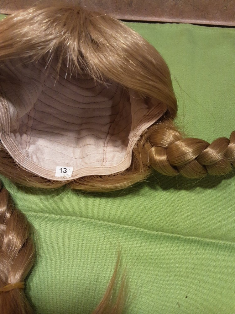 Vintage Doll Wig , Brown. #13