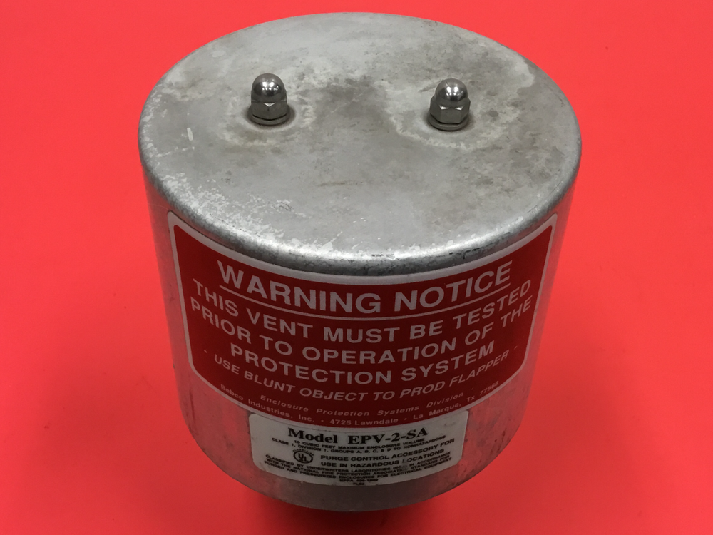 Bebco - P/N: EPV-2-SA - Purge Control Accessory