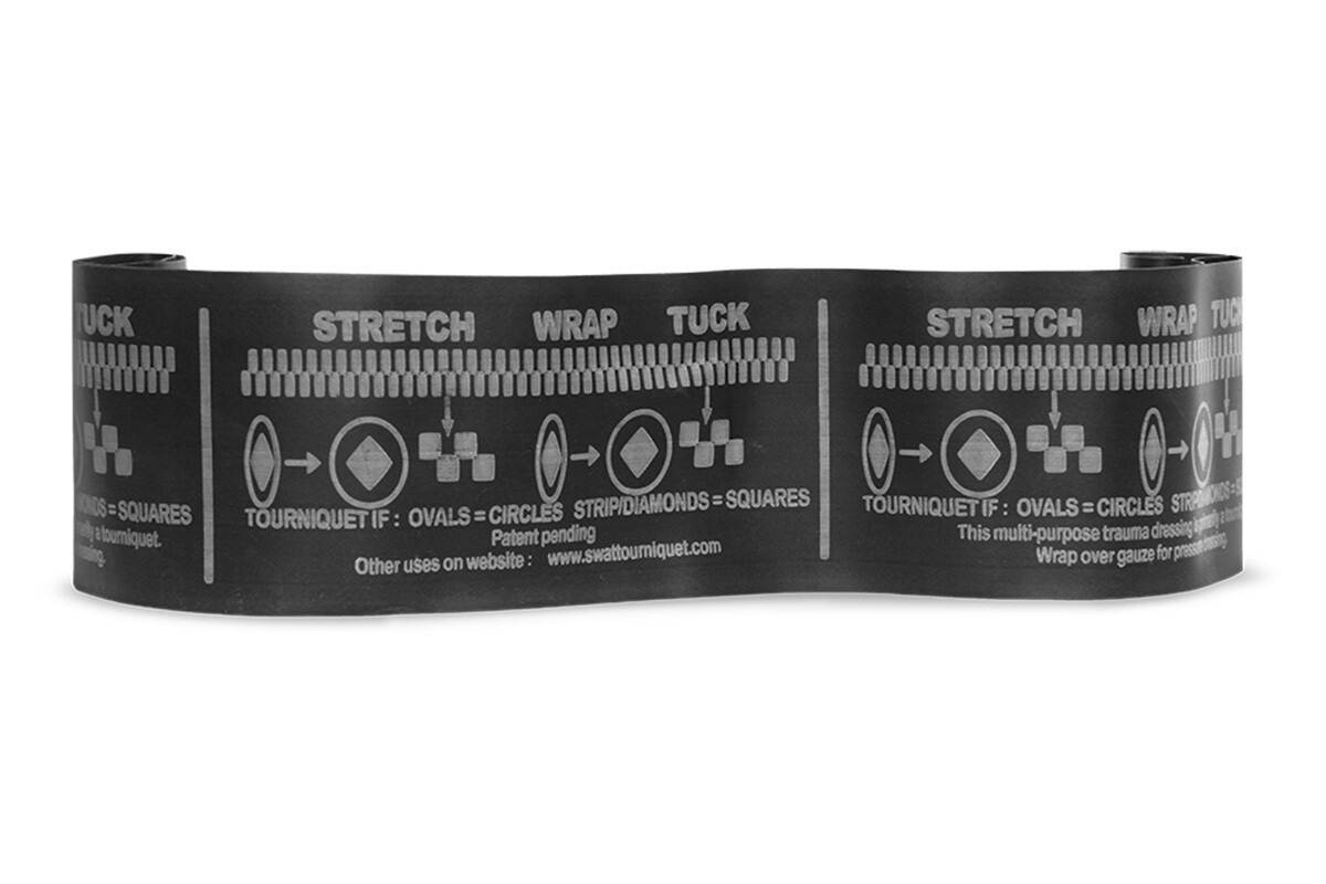 New H&H SWAT Tourniquet "Stretch Wrap And Tuck" Black or Orange