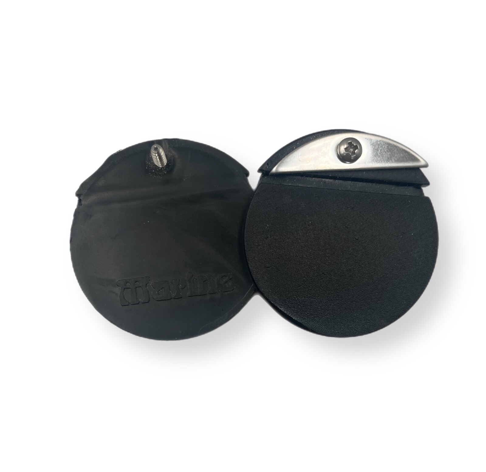 TH Marine Flapper Scupper Repair Kit for Boat Scupper 1-3/4" Black Cover (Pair)