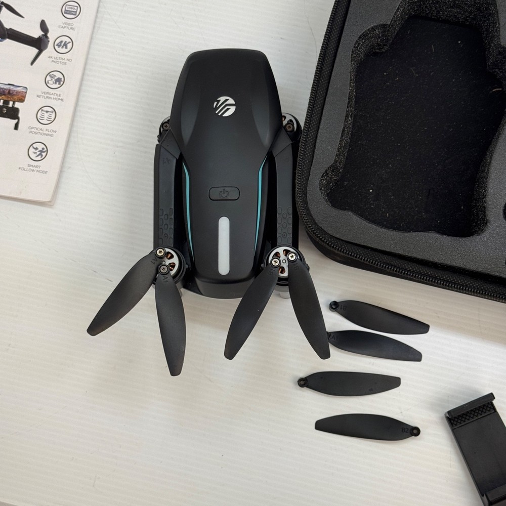 Sky Flow 4K Aerial Camera Drone Image Stabilization & Carrying Case