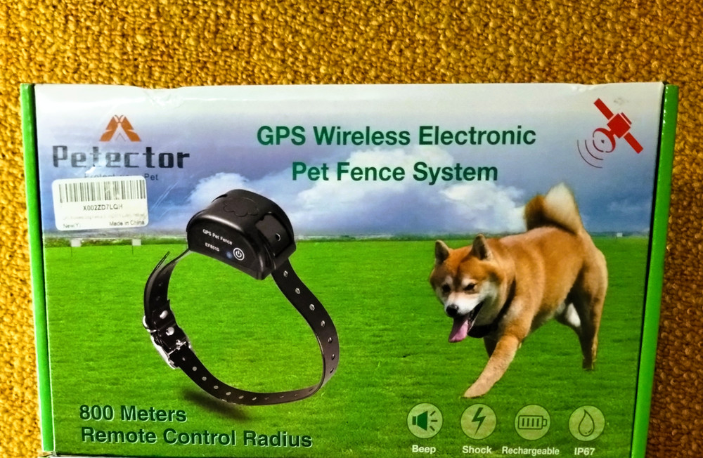 Petector GPS Wireless Electronic Pet Fence System – 800m Remote Radius