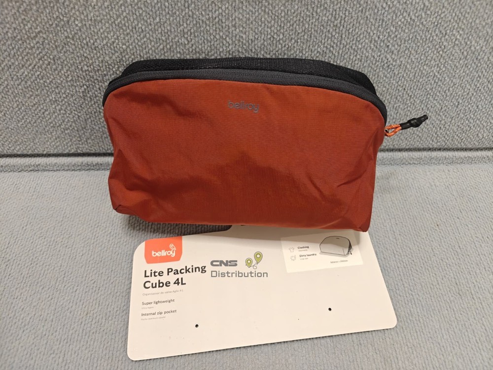 Bellroy Lite Packing Cube CLAY 4L NEW US STOCK & SHIP BB2