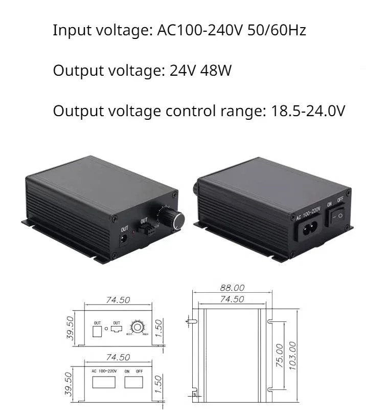 24V Light Source Controller for Industrial Machine Vision Analog Digital Serial