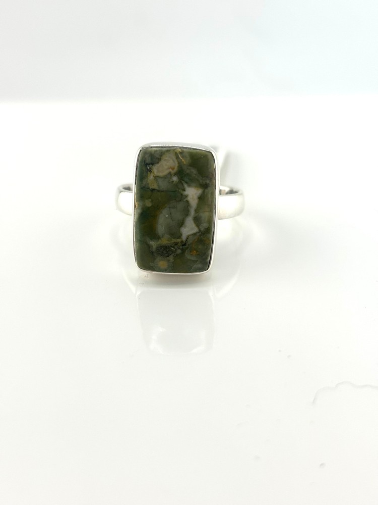 Rainforest Jasper Ring