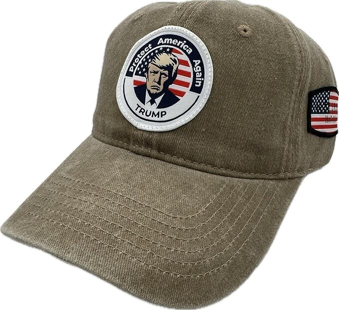 Protect America Trump Hat Adjustable Baseball Cap