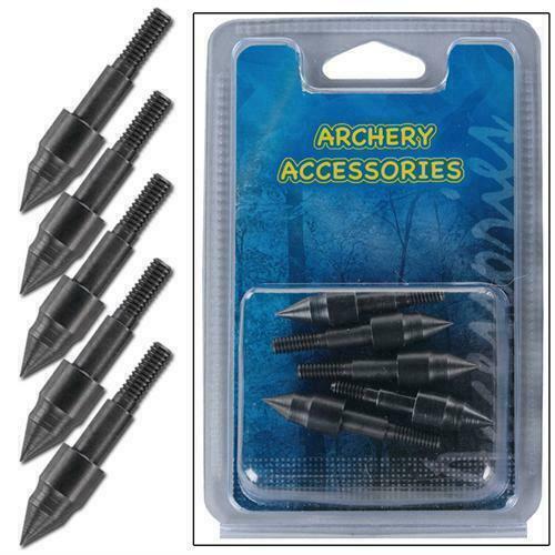 Crossbow Arrow Replacement Tips Set x5 | 16-Inch Aluminum Target Points